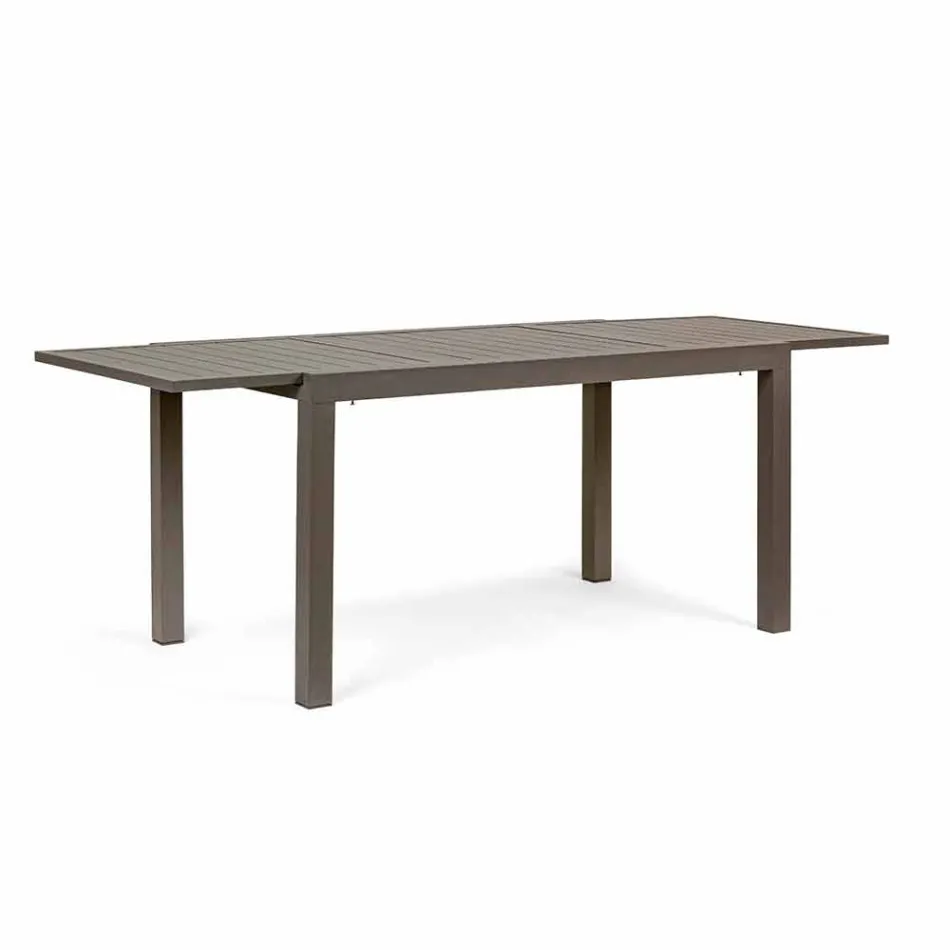 Extendable Outdoor Table Up to 240 cm in Aluminum, Homemotion - Arold Viadurini