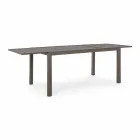 Extendable Outdoor Table Up to 240 cm in Aluminum, Homemotion - Arold Viadurini