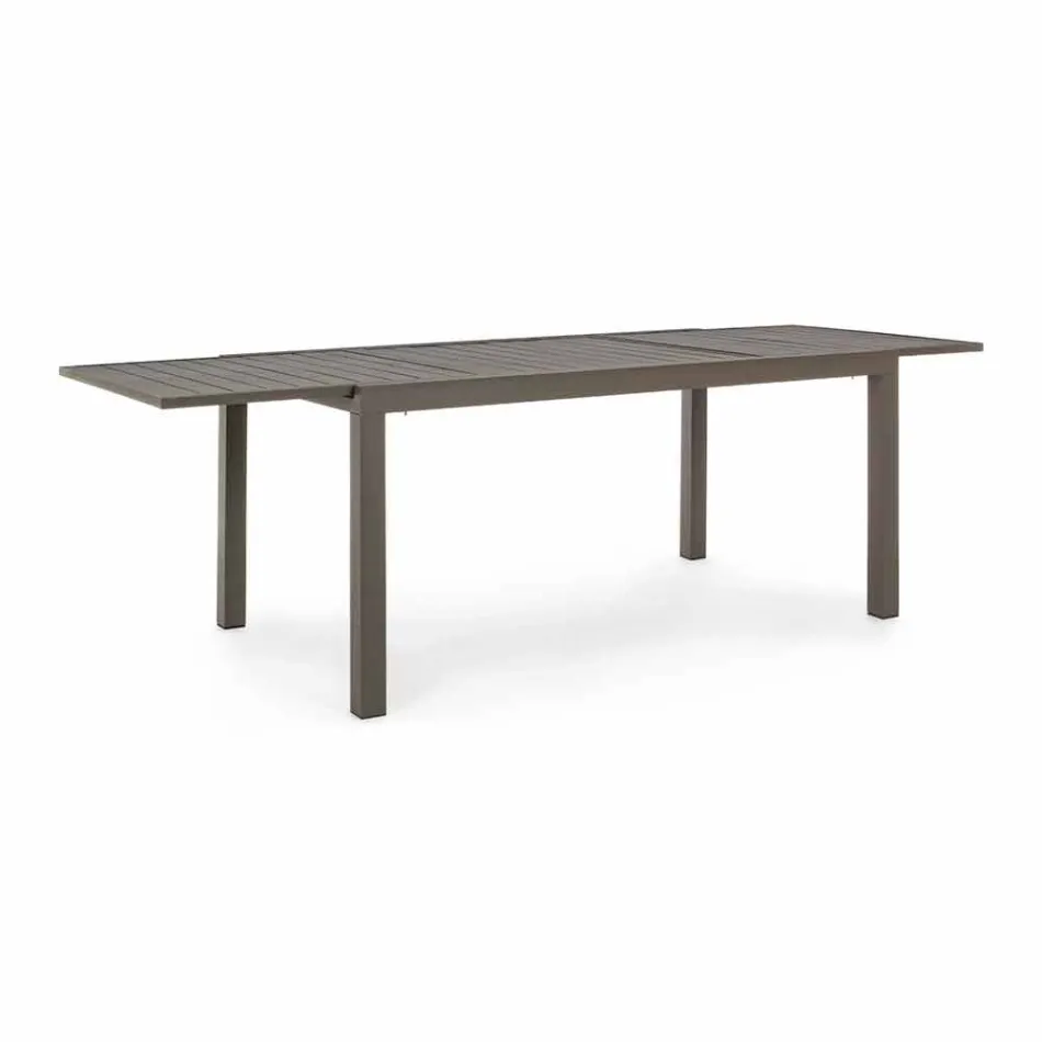 Extendable Outdoor Table Up to 240 cm in Aluminum, Homemotion - Arold Viadurini