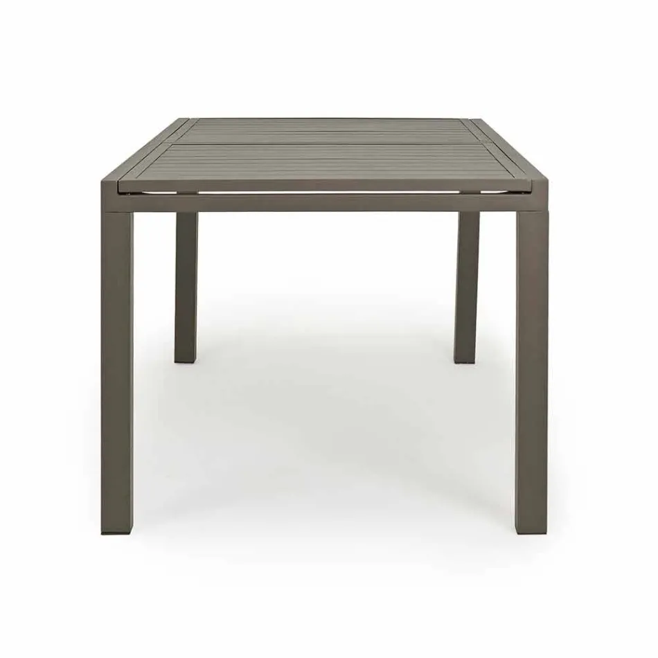 Extendable Outdoor Table Up to 240 cm in Aluminum, Homemotion - Arold Viadurini