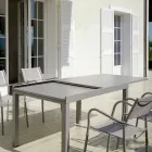 Extendable Outdoor Table Up to 280 cm in Metal Made in Italy - Dego Viadurini