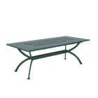 Extendable Outdoor Table Up to 320 cm in Galvanized Steel Made in Italy - Pearl Viadurini