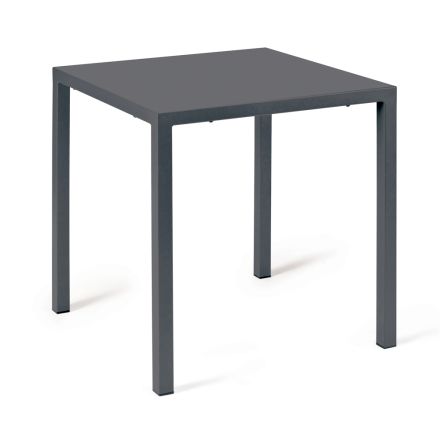 Outdoor Table with Galvanized Steel Structure Made in Italy - Azul Viadurini
