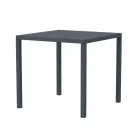 Modern Stackable Square Metal Outdoor Table Made in Italy - Aila Viadurini