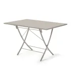 Galvanized Steel Outdoor Table Made in Italy - Blair Viadurini