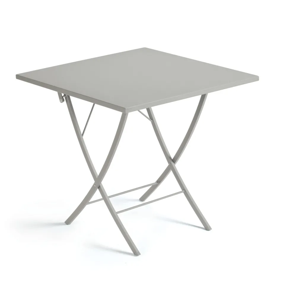 Galvanized Steel Outdoor Table Made in Italy - Blair Viadurini