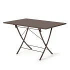 Galvanized Steel Outdoor Table Made in Italy - Blair Viadurini