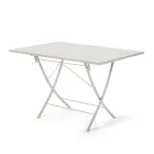 Galvanized Steel Outdoor Table Made in Italy - Blair Viadurini