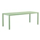 Rectangular Galvanized Steel Outdoor Table Made in Italy - Azul Viadurini