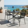 Lirion Outdoor Table in Painted Metal in Two Sizes Made in Italy