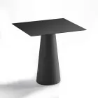 Modern Outdoor Table in Hpl and Matt Polyethylene Made in Italy - Forlina Viadurini