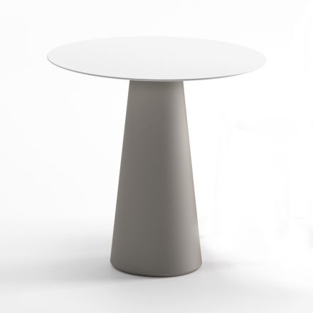 Modern Outdoor Table in Hpl and Matt Polyethylene Made in Italy - Forlina Viadurini