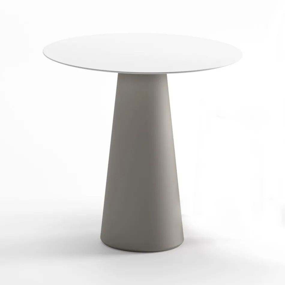 Modern Outdoor Table in Hpl and Matt Polyethylene Made in Italy - Forlina Viadurini