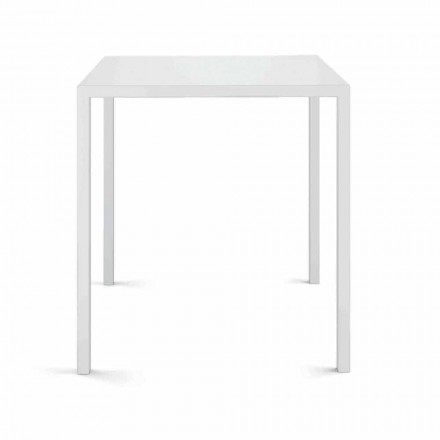 Square Outdoor Table Made in Italy - Benedict Viadurini
