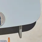 Varaschin Ellisse design outdoor table in colored aluminum Viadurini