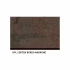 Varaschin Ellisse design outdoor table in colored aluminum Viadurini