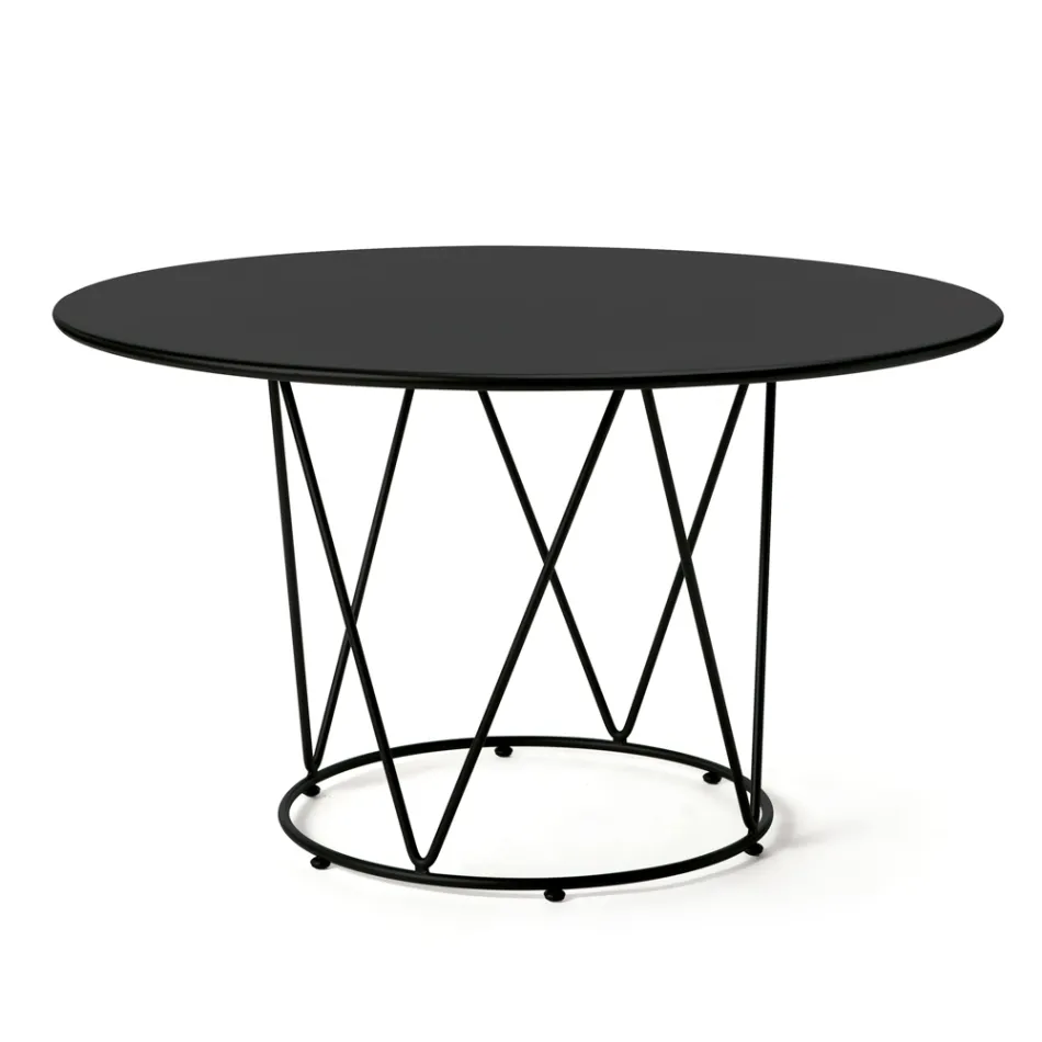Steel Garden Table of Various Sizes Made in Italy - Brienne Viadurini