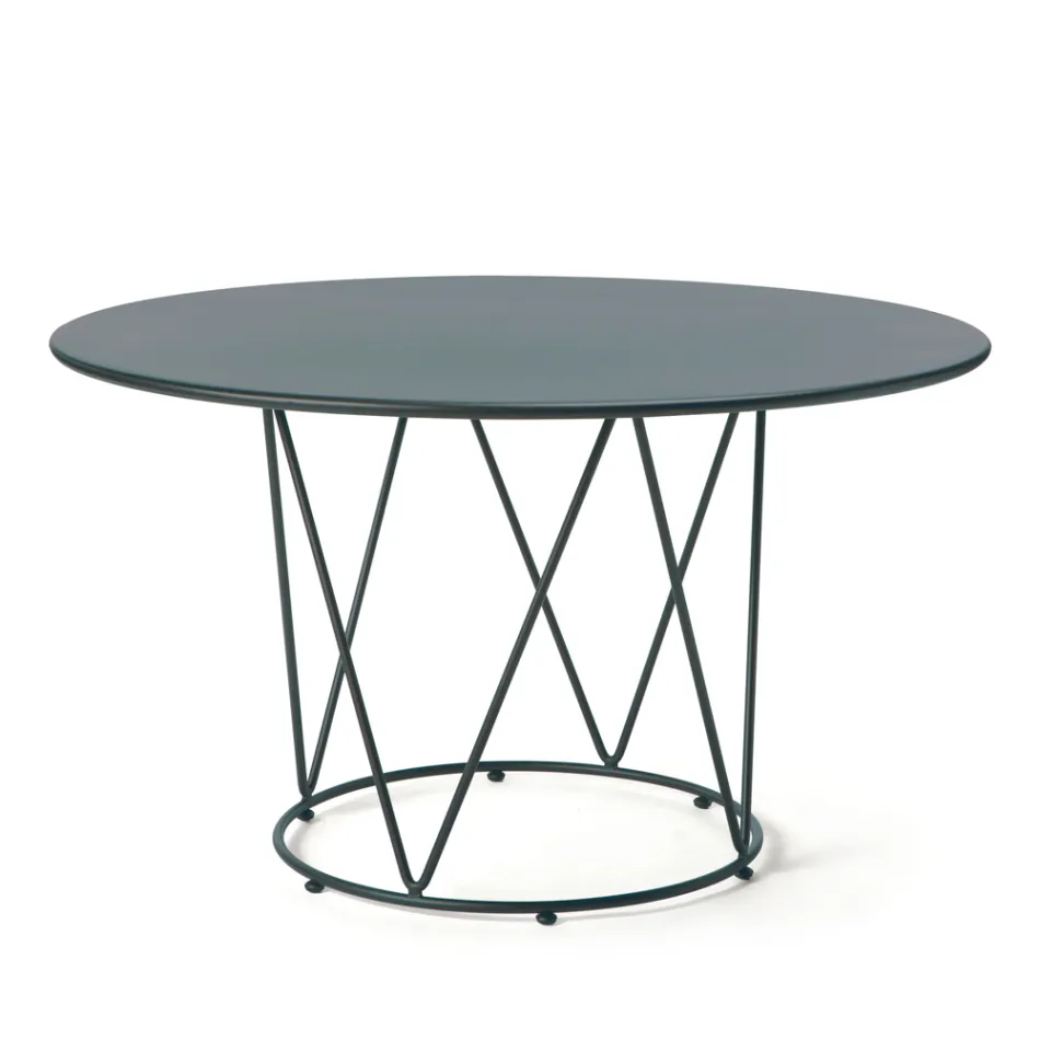 Steel Garden Table of Various Sizes Made in Italy - Brienne Viadurini