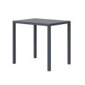 Rectangular Galvanized Steel Garden Table Made in Italy - Azul
