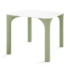 Garden Table in Hpl with Polyethylene Legs Made in Italy - Glen Viadurini
