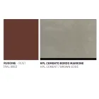 Garden Table Colored Hpl Top Made in Italy - Emma by Varaschin Viadurini