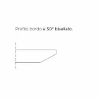 Barrel-shaped Dining Table with Veneered Top Made in Italy - Settimmio Viadurini