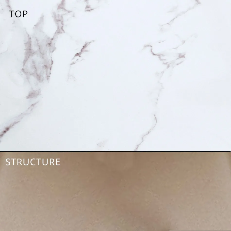 Extendable Outdoor Dining Table 318 cm in Aluminum and Stoneware - Filomena Viadurini