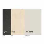 Extendable Dining Table to 298 cm in Metal and Ceramic Top - Anaconda Viadurini