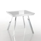 Extendable Folding Dining Table in MDF and Metal - Arsenic Viadurini