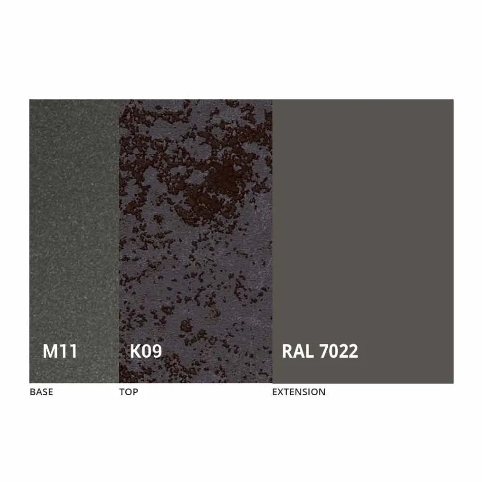 Extendable Dining Table Up to 170 cm in Ceramic Made in Italy - Tremiti Viadurini