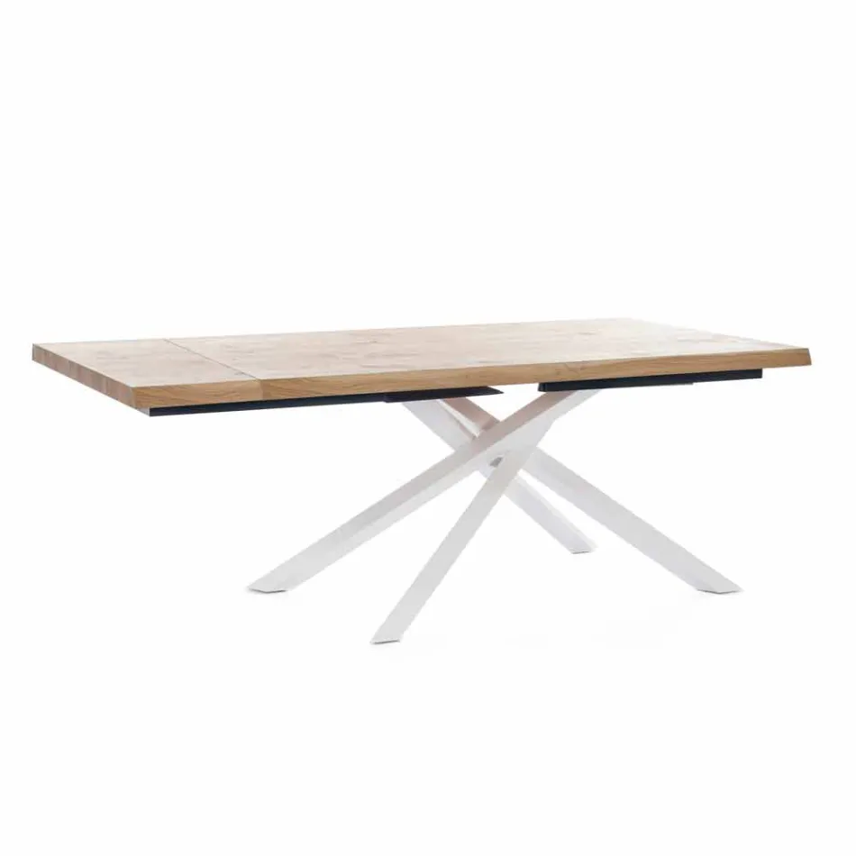 Extendable Dining Table Up to 240 cm in Wood Made in Italy - Xino Viadurini