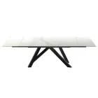 Extendable Dining Table up to 278 cm in Laminam Made in Italy - Settimmio Viadurini