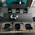Extendable Dining Table up to 278 cm in Laminam Made in Italy - Settimmio