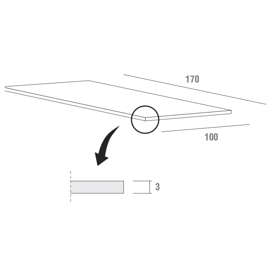 Extendable Dining Table up to 280 cm in Fenix Made in Italy - Eolo Viadurini
