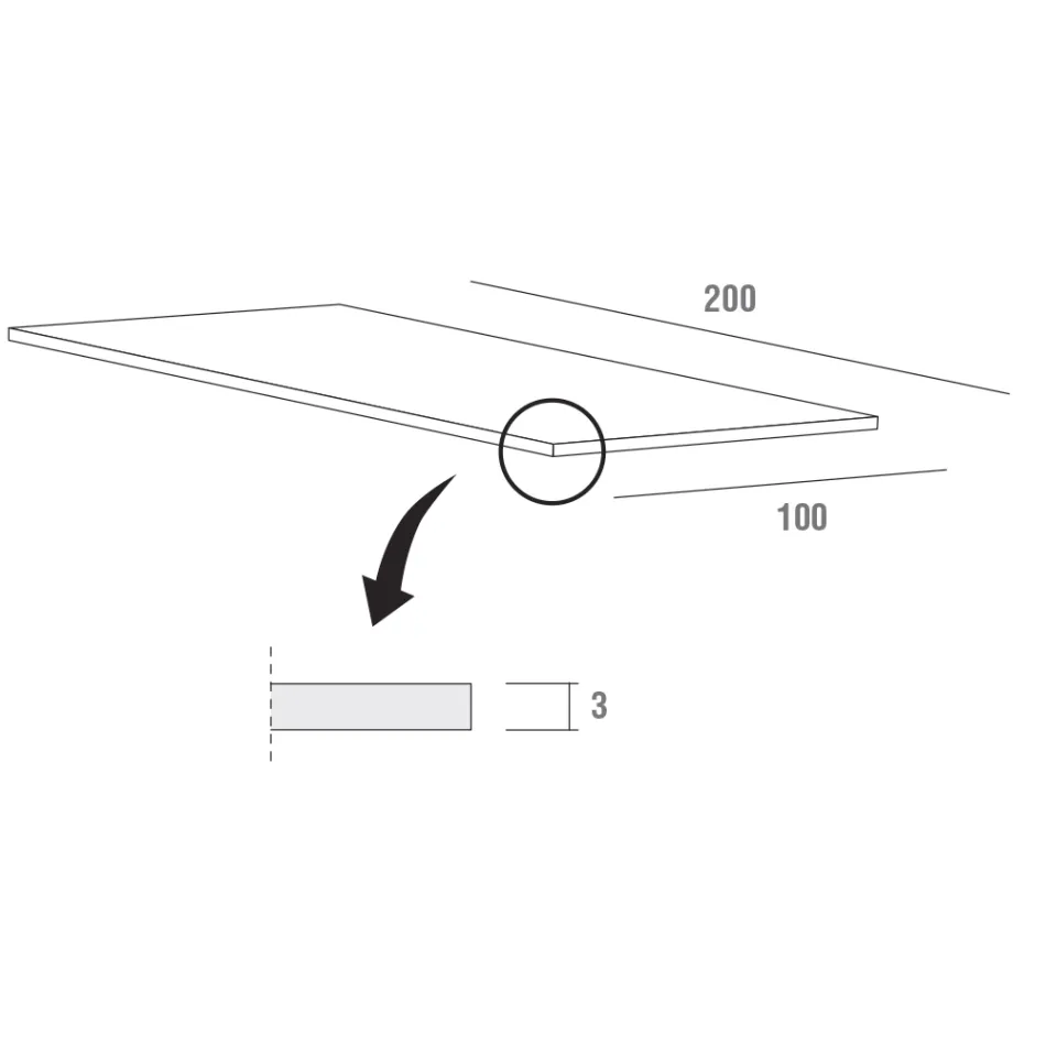 Extendable Dining Table up to 280 cm in Fenix Made in Italy - Eolo Viadurini