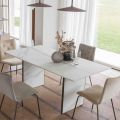 Extendable Dining Table up to 280 or 298 cm with Ceramic Top - Nomia