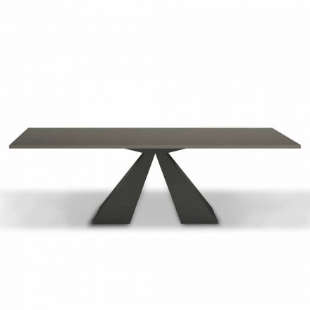 Extendable Dining Table up to 300 cm in Fenix Made in Italy - Dalmatian Viadurini
