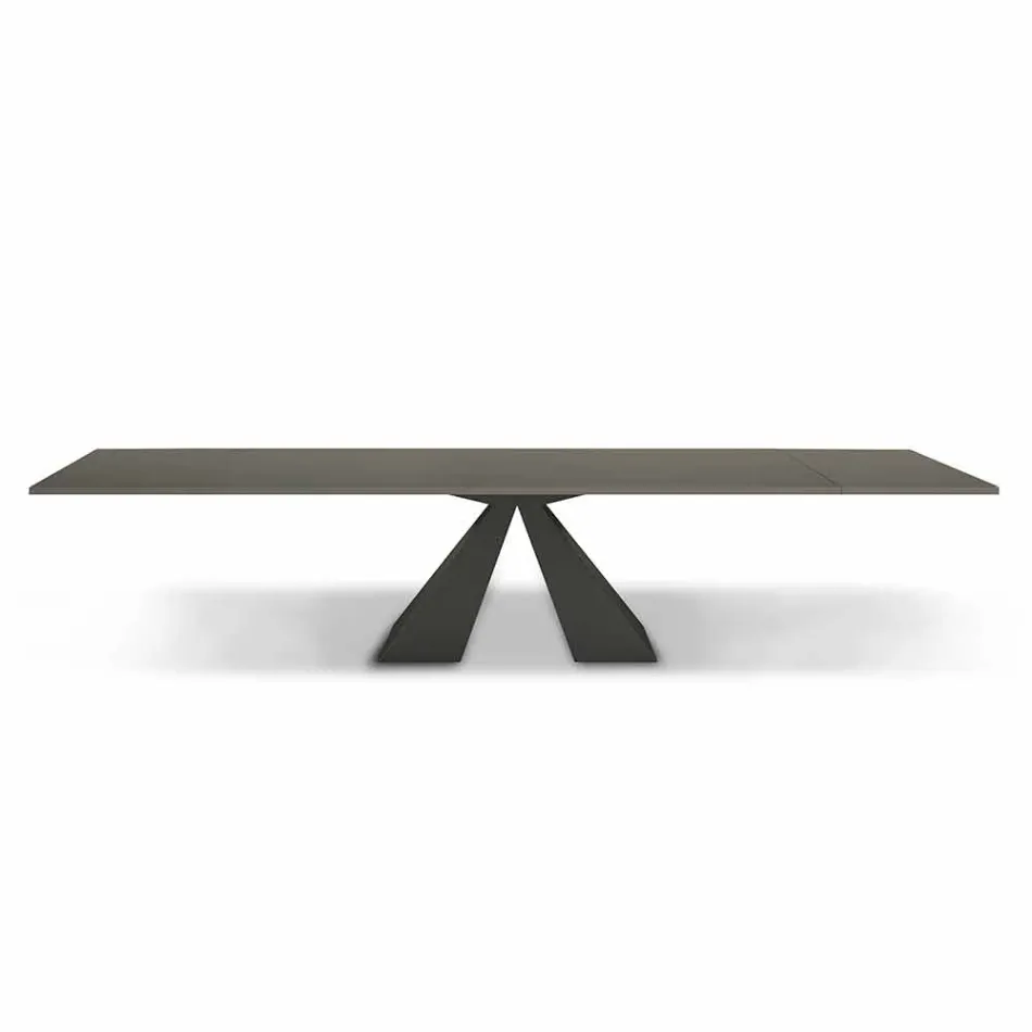 Extendable Dining Table up to 300 cm in Fenix Made in Italy - Dalmatian Viadurini