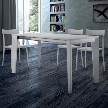 Extendable Dining Table up to 310 cm in Melamine Made in Italy - Seventies Viadurini