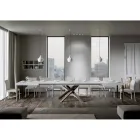 Extendable Dining Table up to 440 cm of Made in Italy Design - Rally Viadurini