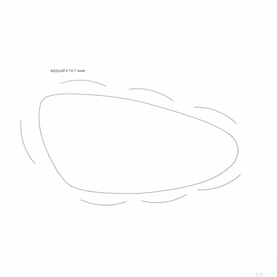 Artisan Dining Table in Solid Walnut Wood Made in Italy - Nocino Viadurini