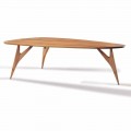 Dining Table, Handcrafted, in Solid Walnut Wood Made in Italy - Nocino