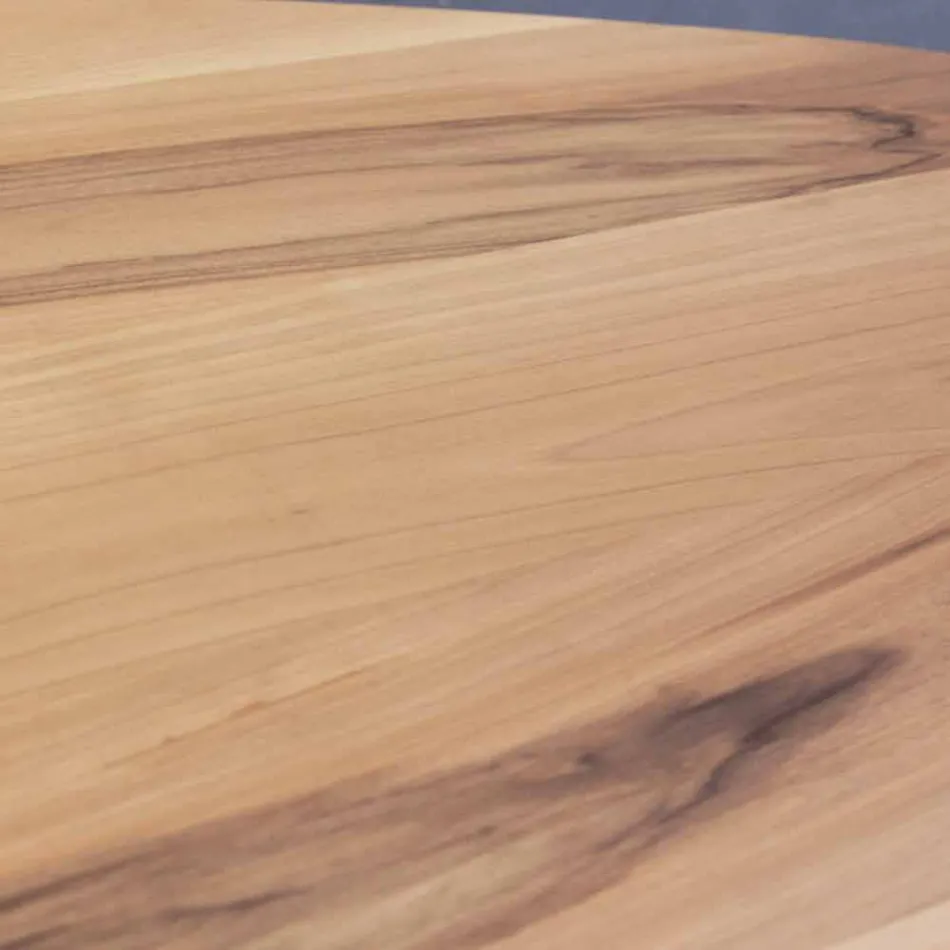 Artisan Dining Table in Solid Walnut Wood Made in Italy - Nocino Viadurini