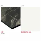 Dining Table with Hpl Top and Metal Base Made in Italy - Aresto Viadurini