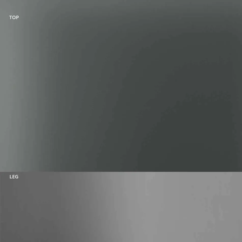 Dining Table with Smoked Glass Top and Metal Base 4 Dimensions - Speck Viadurini