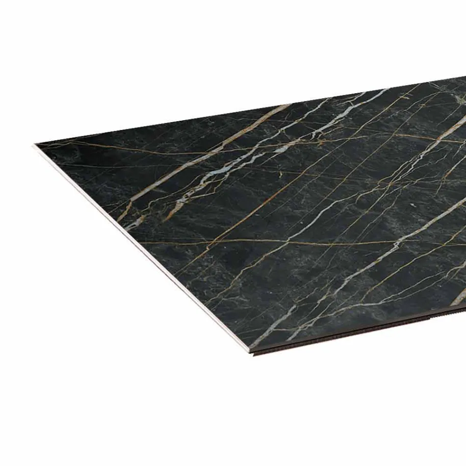 Ceramic Dining Table and Extralight Glass Base Made in Italy - Random Viadurini