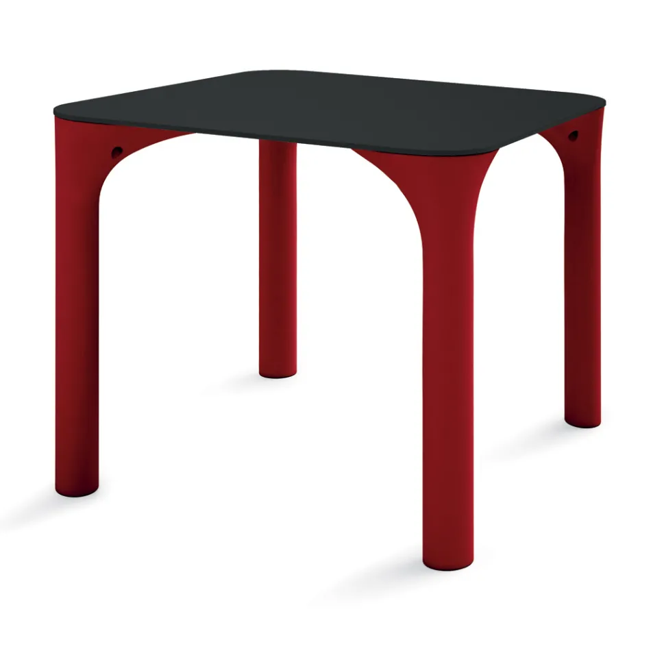 Hpl Dining Table with Polyethylene Legs Made in Italy - Glen Viadurini