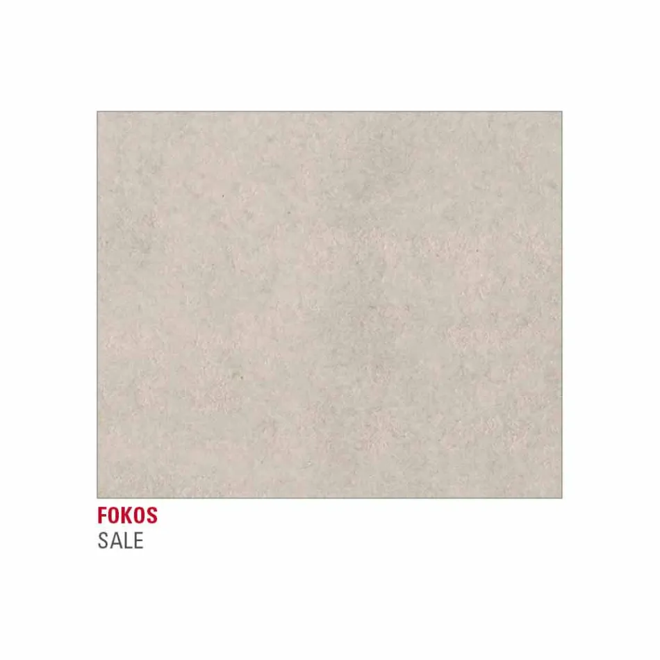 Dining Table in Laminam and Painted Metal Made in Italy - Efisto Viadurini