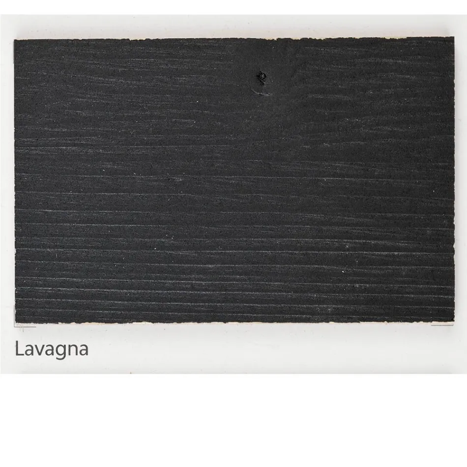 Dining Table in Oak Wood and Nuvolato Copper Color Metal Made in Italy - Patty Viadurini