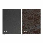 Metal Dining Table and Ceramic Top Made in Italy Design - Anaconda Viadurini